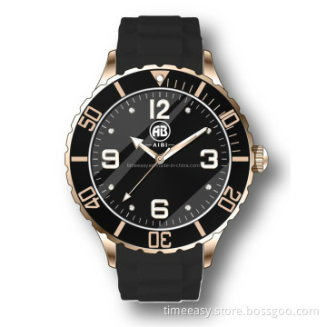 New Arrival Cool Fashion Gold Plating Case Wrist Watch